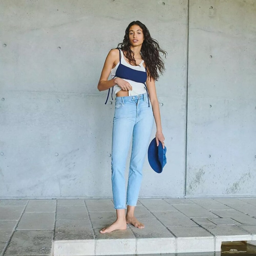 MADEWELL The Perfect Vintage Jean in Fitzgerald Wash Size 27 Straight Leg